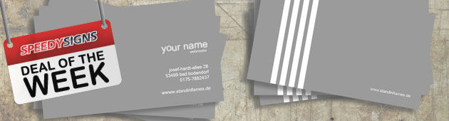 Deal Of The Week - 75% OFF Custom Business Cards