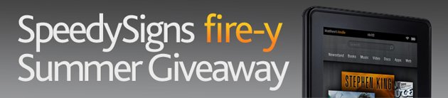 Custom-wrapped Kindle Fire Giveaway!
