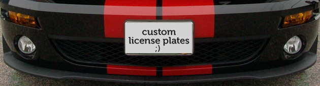 Custom License Plates