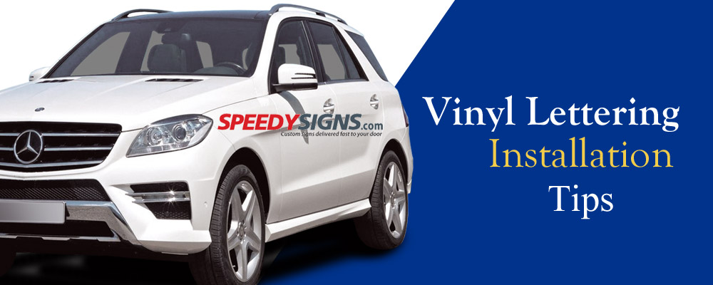 Vinyl Lettering Installation Tips