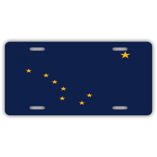 Alaska State Flag License Plate