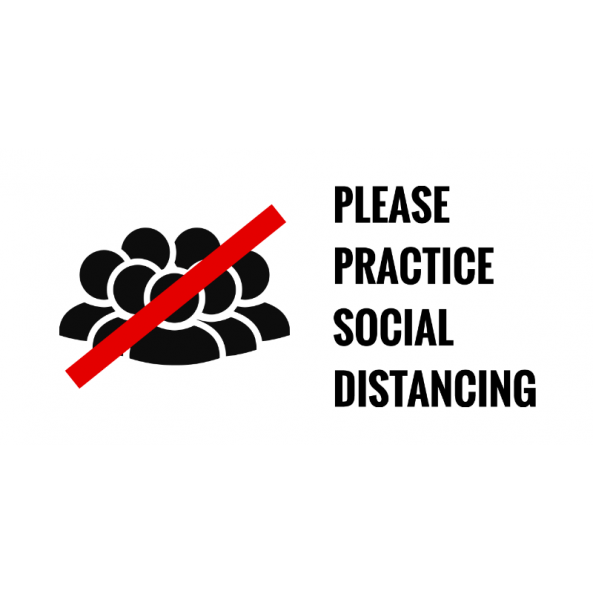 Social Distancing Floor Vinyl