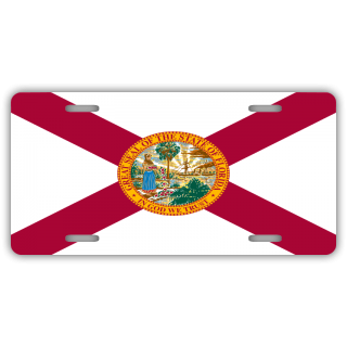 Florida State Flag License Plate