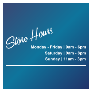 Business Hours Window Lettering 10