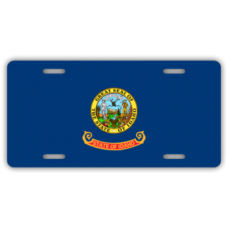 Idaho State Flag License Plate