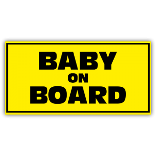 Baby On Board Safety Magnetic Sign - Magnetic Sign
