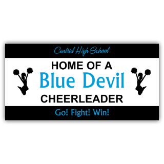 Central High School Blue Devil Cheerleader