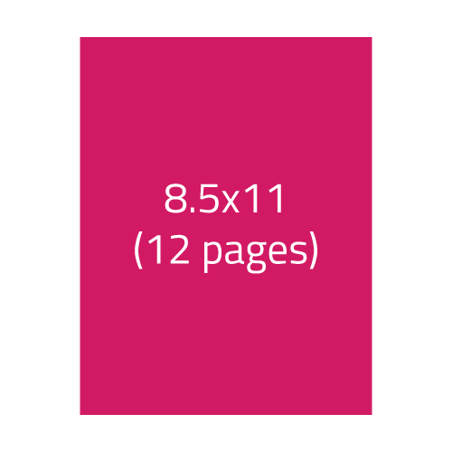 8.5x11 100# Gloss Booklet (12 pages)