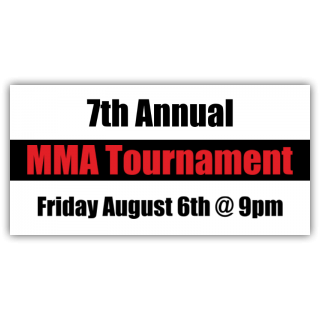 7th Annual MMA Tournament Banner