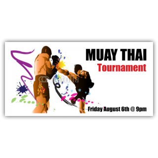 Muay Thai Tournament Banner