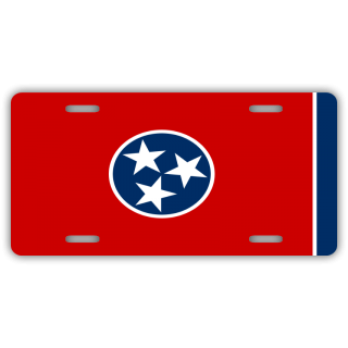 Tennessee State Flag License Plate