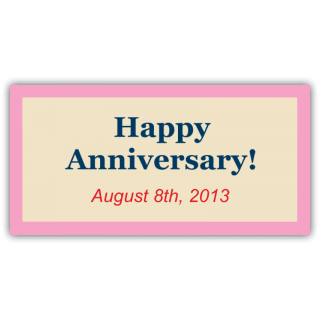 Happy Anniversary! August 8th, 2013
