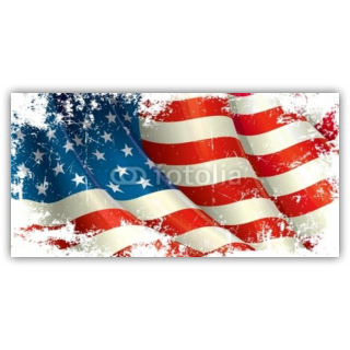 July 4th Grungy American Flag