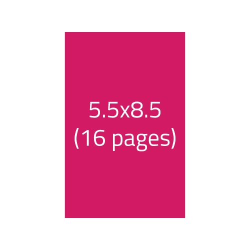 5.5x8.5 100# Gloss Booklet (16 pages)