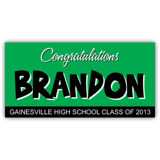 Congratulations Brandon Gainesville High School 2013