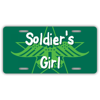 Soldier's Girl License Plate