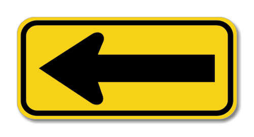 Road Sign .040 Aluminum 18"H x 36"W