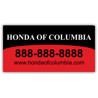 Honda of Columbia Vinyl Banner