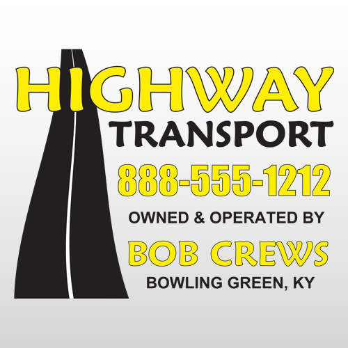Highway 341 Truck Lettering