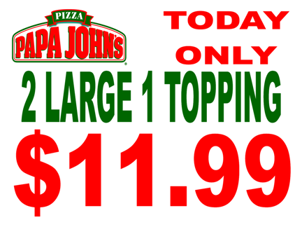 18"H x 24"W Customizable Yard Sign 