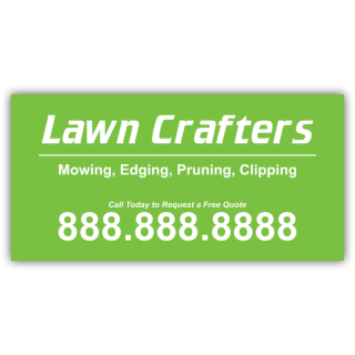 Lawn Crafters Landscaping Company Magnetic Sign - Magnetic Sign