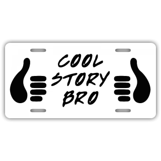 Cool Story License Plate