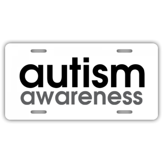 Autism Awareness License Plate