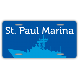 Marina License Plate