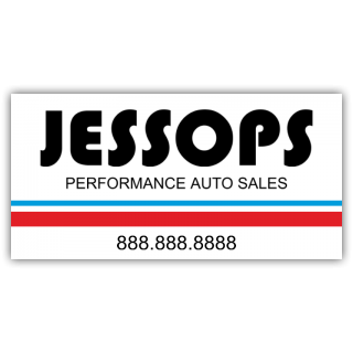 Jessops Performance Auto Vinyl Banner