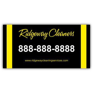 Ridgeway Cleaners Vinyl Banner