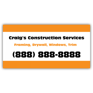 Craigs Construction Service Magnetic Sign - Magnetic Sign