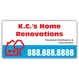 K.C.'s Home Renovations Vinyl Banner