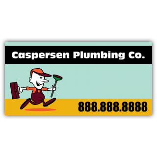 Caspersen Plumbing Services Vinyl Banner