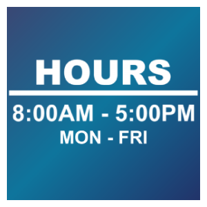 Business Hours Window Lettering 3