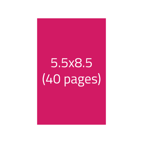 5.5x8.5 100# Gloss Booklet (40 pages)