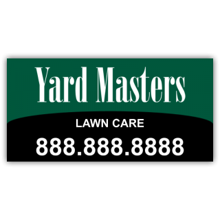 Yard Masters Lawn Care Vinyl Banner