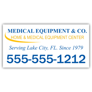 Medical Equiment Company Magnetic Sign