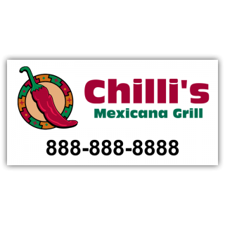 Chilli's Mexincana Grill Magnetic Sign - Magnetic Sign