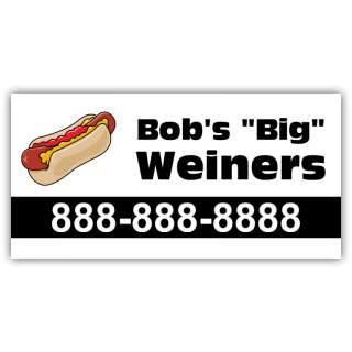Bob's Weiners Magnetic Sign - Magnetic Sign