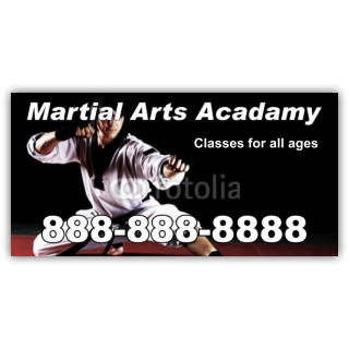 Martial Arts Academy Magnetic Sign - Magnetic Sign