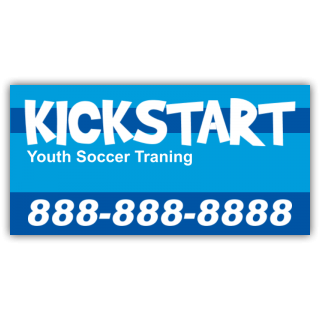 Kickstart Soccer Training Magnetic Sign - Magnetic Sign