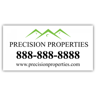 Precision Properties Vinyl Banner