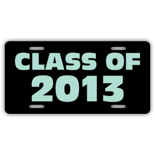 Class Of 2013 License Plate