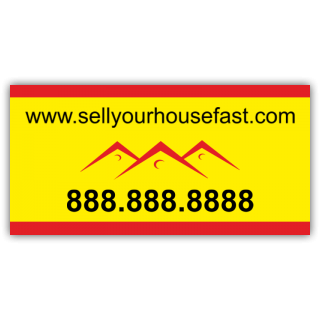 Sell Your House Fast Vinyl Banner