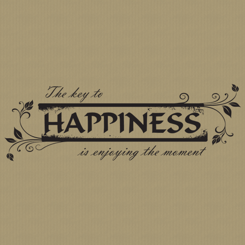 Happiness 263 Wall Lettering