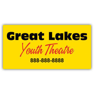 Great Lakes Youth Theatre Magnetic Sign - Magnetic Sign