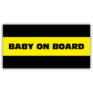 Baby On Board Magnetic Sign - Magnetic Sign