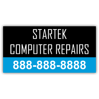 Startek Computer Repairs Vinyl Banner