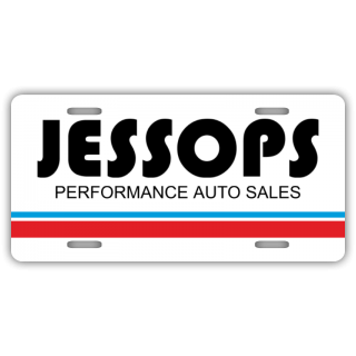 Jessops Performance Auto License Plate