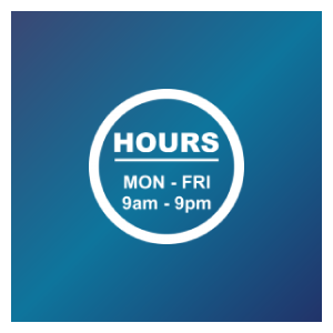 Business Hours Window Lettering 8